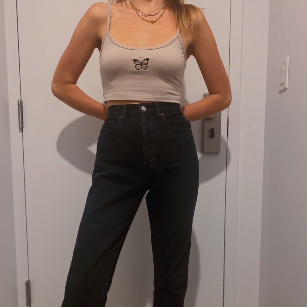 Re/Done Black Jeans.